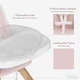 thumbnail image 5 of Evolur Zoodle Trona Convertible 3 en 1 para Bebé en Color Rosa, Fácil de Limpiar, Bandeja Ajustable y Extraíble, Trona Compacta y Portátil, Trona Plegable con Reposapiés Ajustable, 5 of 5