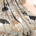 thumbnail image 3 of Cartoon Corgi and Coffee Blanket,Comfortable Soft Lamb Wool Throw Blanket,All Season,Warm Lightweight Blankets for Sofa Bed Couch Living Room Chair,30"x40", 3 of 4