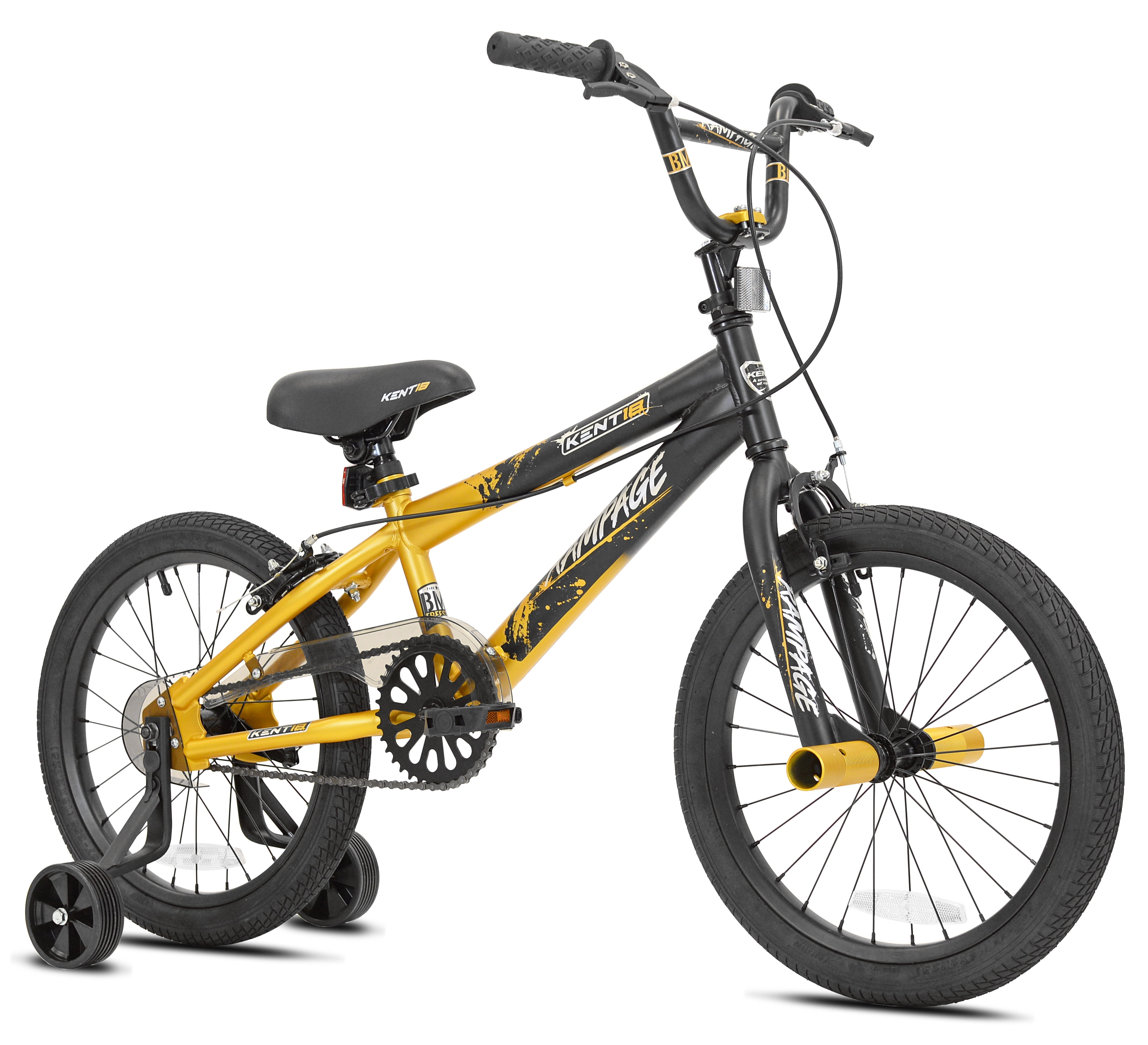 Huffy 18" Rock It Boys Bike Ages 4-8 yrs Height 42 to 48 inches Neon Yellow New