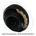 thumbnail image 3 of Slccxzc Women's Spiral Turban Cap, Beaded Leaf Pre Tied Head Wrap, 3 of 7