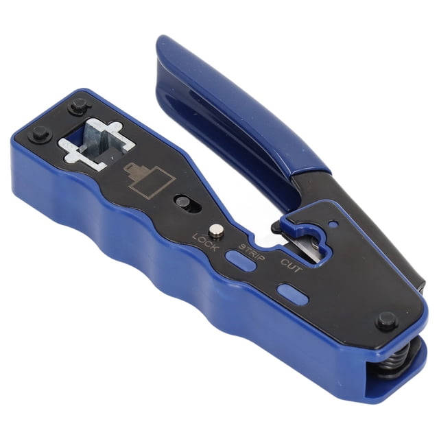 RJ45 Crimping Tool Set, Safe Working Portable RJ Connector Crimper Clean Cutting For Maintenance