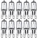 thumbnail image 1 of G9 Halogen Light Bulbs 230V 28W (29W) 2800K Warm White Clear G9 Capsule Bulb Dimmable, 10Pack, 1 of 4