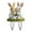 1-C, variant on Easter Decorations Bunny,Cute Bunny with Eggs Cartoon Yard Signs Garden Statues Outdoor Decorations Rabbits Eggs Easter Stakes for Fairy Garden Party Accessories