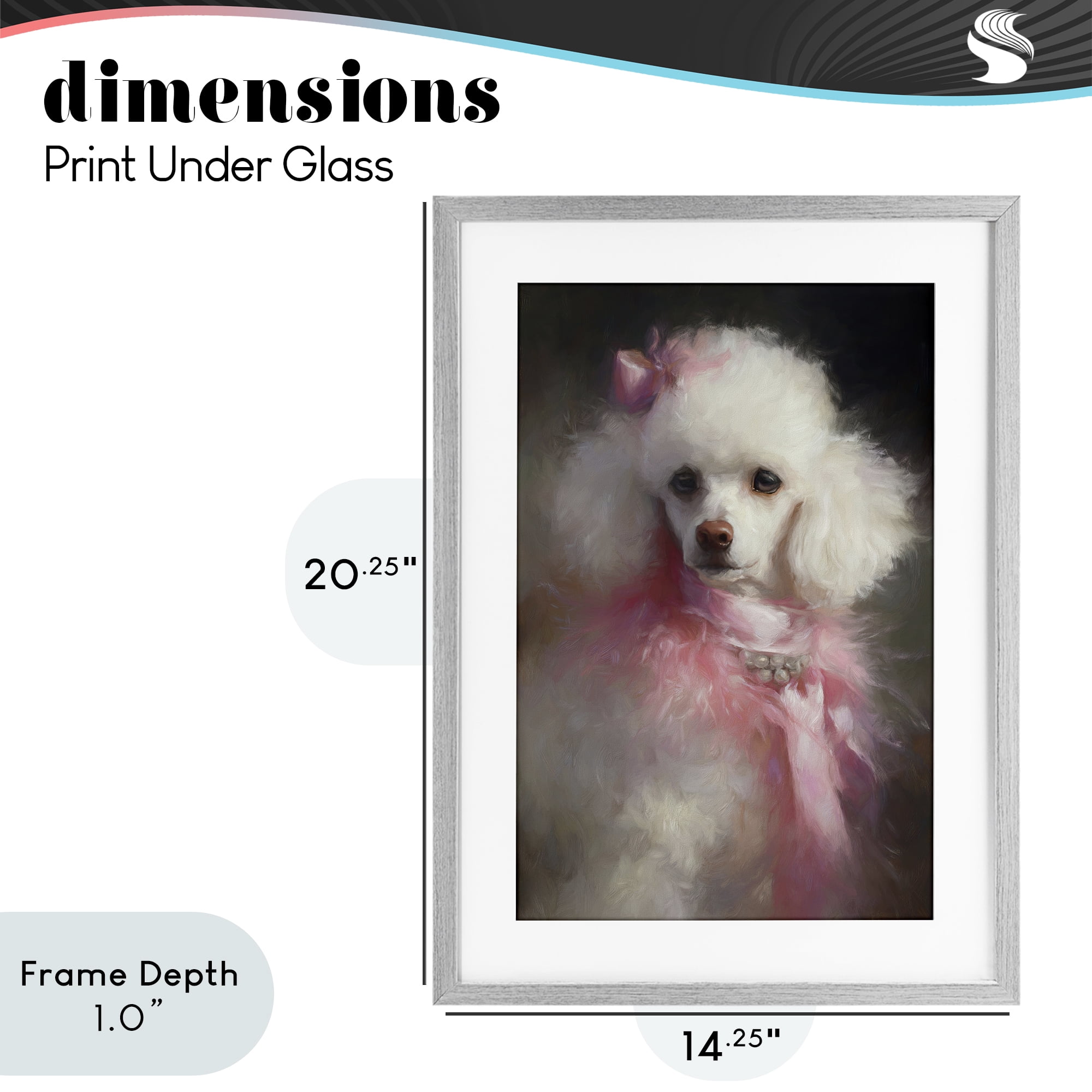 Stupell Industries Just A Girl Who Loves Pink Gray Framed Print Under Glass, design by Tina LeCour
