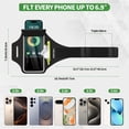 thumbnail image 3 of Soporte para teléfono Armband Kebrela Running de 6.9 pulgadas con funda para auriculares, 3 of 8