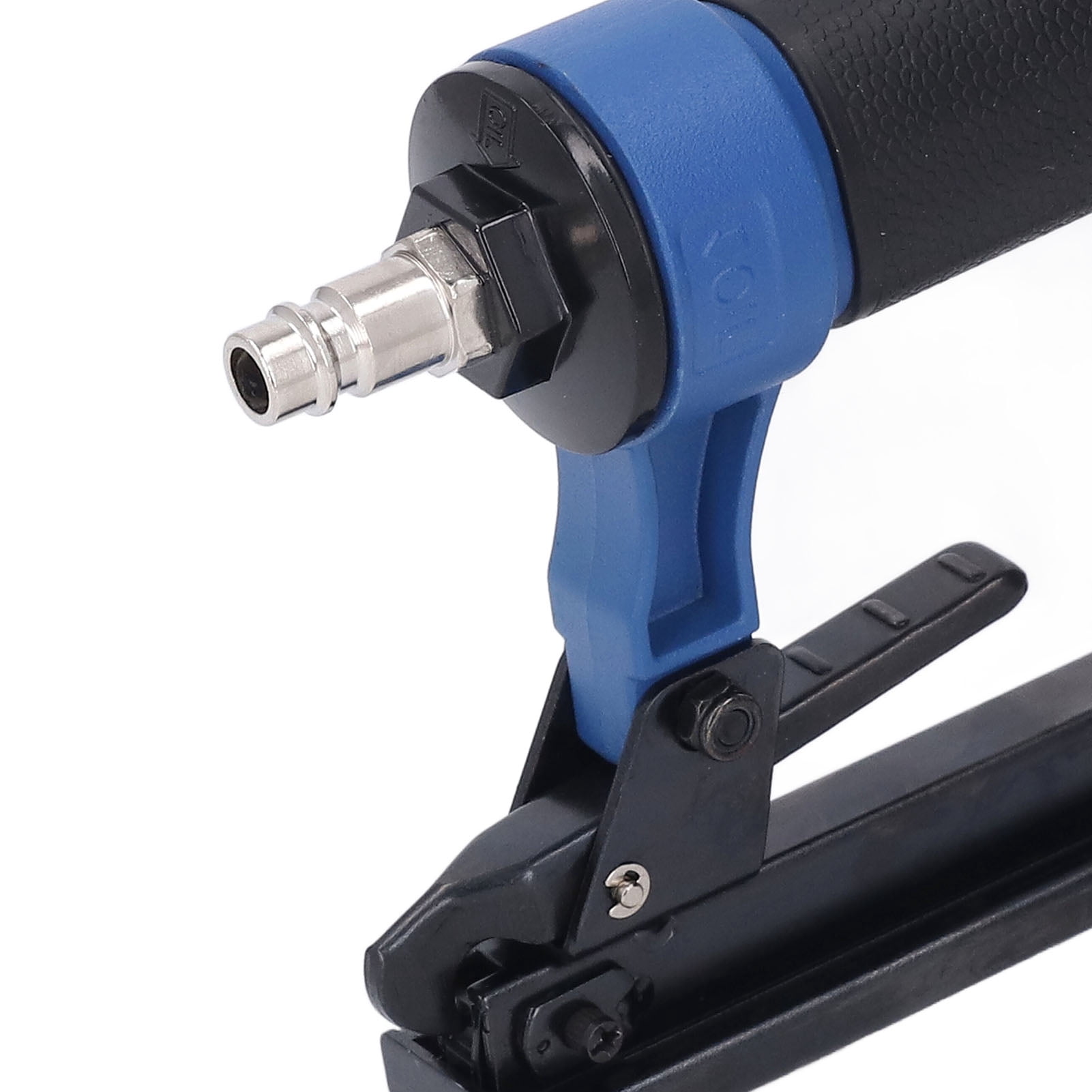 YAHHU Air Brad Nailer Pneumatic Staple Gun for 22 Gauge 4-16 mm (0.16-0.63 in) Nails Woodworking Crafts and Interior Decoration Multi Tool Heavy Duty Reliable Hardware for DIY Home Projects