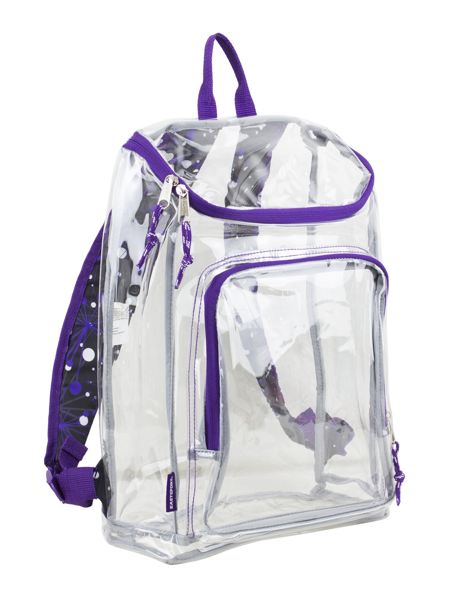 Eastsport Eastsport Clear Top Loader Backpack, Purple