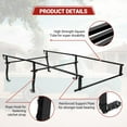 thumbnail image 2 of M optimized Pickup Truck Bed Rack 45" - 66" Adjustable Width, 1000lbs Load Capacity Non-Drilling Full Size Steel Truck Ladder Rack, Heavy Duty Truck Bed Ladder Rack for Kayak, Surfboard, Tent, 2 of 6