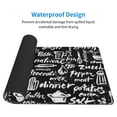thumbnail image 3 of Pofeuu Pasta Bacon Print Mouse Pad,Rubber, Multipurpose Comfortable Waterproof Mousepad Desk Mat for Gamer Office Home, 3 of 8
