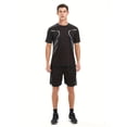thumbnail image 2 of alpinario Men's Quick-Dry Athletic T-Shirt, Breathable Moisture-Wicking Short Sleeve Loose Fit Gradient Round Neck Gym Casual Running Basketball, 2 of 7