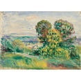 thumbnail image 3 of Pierre-Auguste Renoir 24x18 Black Modern Framed Museum Art Print Titled - Landscape (1890), 3 of 5