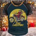 thumbnail image 1 of Camisetas Vintage para hombre, trajes navideños, ropa con gráfico de Papá Noel, ropa informal estilo Hip Hop con cuello redondo Extra grande para hombre, camisetas 2023, 1 of 4