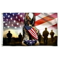 thumbnail image 3 of Bayyon Veteran Memorial Day. American Patriot Grommet Flag Banner with Grommets 3x5Feet Man cave Decor, 3 of 6