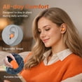 thumbnail image 4 of TOZO A1 Mini Wireless Earbuds Bluetooth Headphones, AI Noise Cancelling Mic, 32H, Stereo Bass, Clear Calls, Lightweight IPX5 Waterproof, App 32EQ, Orange, 4 of 10