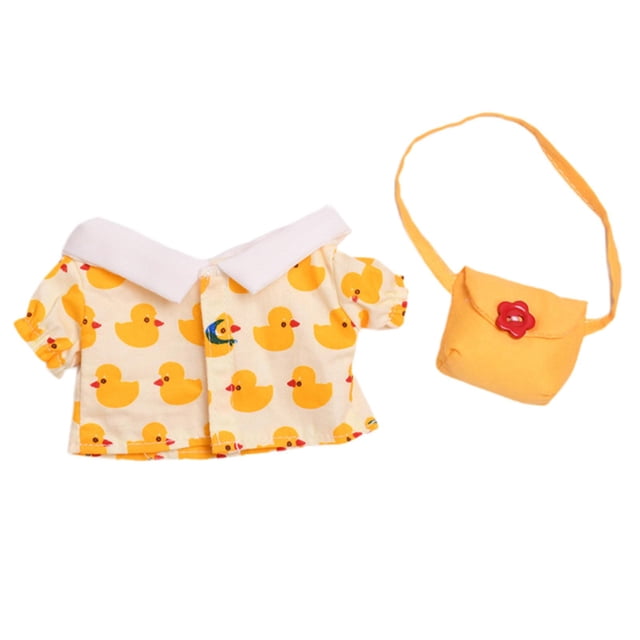 Suéter de peluche para muñeca de 7,87 pulgadas para vestir a la moda. pato