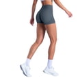 thumbnail image 3 of Gyexs Women's Seamless High Waisted Yoga Shorts, Textured Lifting Workout Biker Shorts, Gym Athletic Running Black, Size XS, 3 of 9
