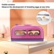 thumbnail image 5 of Incubadora de huevos educativa para niños | Nacedora con forma de tren y control de temperatura y humedad | Para gallinas, patos, codornices y aves | Capacidad para 8 huevos | Visualización, 5 of 8