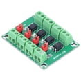 thumbnail image 4 of 4 Channel Optocoupler Isolation Board, Strong Anti Interference Voltage Converter Adapter Module  For Optical Isolation, 4 of 8
