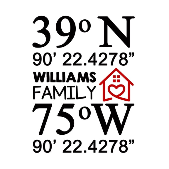 Darling Souvenir Address Coordinates Burlap Print Wall Decor Homeowner Personalized Housewarming Gift-Burlap Print Only(8 x 10 Inches)