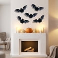 thumbnail image 5 of 4Pcs Hanging Bats Halloween Decoration Outside,Hanging Vampire Bats for Halloween Party Favors and Decoration,3D Bat Decor for Indoor Home, Wall, Ceiling, & Tree, 5 of 9