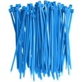 thumbnail image 1 of the Season Essentials Ensemble de Fermetures Éclair Multi-Usages & Sangles à Scratch, 100 Pcs - 4 Po Bleu, 1 of 1