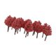 thumbnail image 1 of 2x 20x árboles de Paisaje de Paisaje Modelo de Plástico para de de Arena Diorama Rojo CUTICAT Árboles modelo, 1 of 8