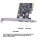 thumbnail image 2 of PCIE USB 3.2 GEN2 10G + Type C 10G Adapter PCI Express X4 Expansion Card Riser ASM1142 Chip Controller for Desktop, 2 of 5