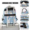 thumbnail image 3 of FORMRS Mini Backpack Purse for Women Travel Daypack Casual Shoulder Bag, Cartoon Easter Bunnies, 3 of 7