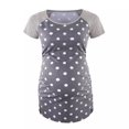 thumbnail image 1 of 2020  Hot   European And American New Round Neck Short Sleeve Printing Maternity T-Shirt, 1 of 3