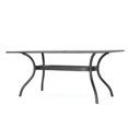 thumbnail image 6 of Noble House Austin 67.7" Cast Aluminum Patio Dining Table in Shiny Copper, 6 of 10