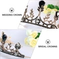 thumbnail image 3 of MasteelfCA 1Pc Retro Rhinestone Crown Hairband Bridal Hairband Wedding Dress Hair Decor, 3 of 7