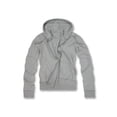 thumbnail image 1 of Classic Fitted Basic Zip Up Hoodied Sweater (Large, Heather Grey), 1 of 1