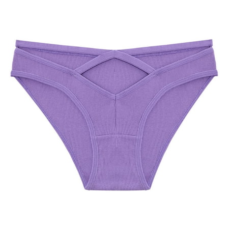 

Womens Panties Breathable Patchwork Underwear Solid Color Briefs Knickers Christmas Gift Cotton Underpanties For Women