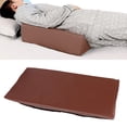 thumbnail image 4 of Dispositivo De Giro Del Paciente, Forma De Cuña, Esponja, Refuerzo De Pierna, Almohada De Cambio De Posición Para Paciente Postrado En Cama, Color Marrón, 4 of 7