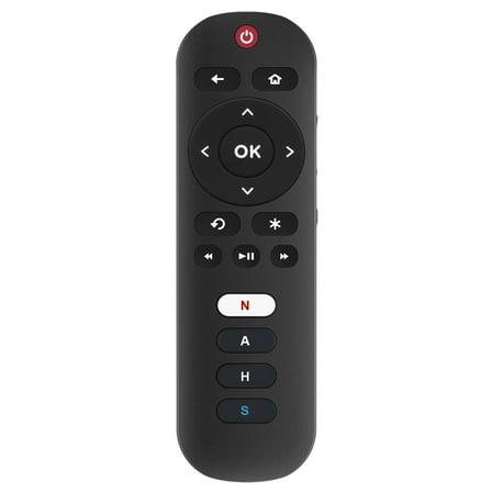 Vinabty Replacement Remote Control fit for TCL Roku TV 75S455 55S401 50S455 65S535 43S423 65S403 32S325 40S325 75S421 32S3850A 43S433 50S433 32S3700 28S305 55FS3850 43FP110 32S800