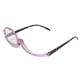 thumbnail image 5 of Gafas de maquillaje de una sola lente abatibles hacia abajo marco púrpura transparente gafas cosméticas de aumento giratorio +2,00, 5 of 5