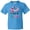 Pacific Blue, variant on Inktastic I Love My Gigi Pink and Blue Fox with Hearts Youth T-Shirt