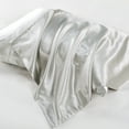 thumbnail image 2 of Home Soft Things 32 Momme Silk Cotton Pillow Sham Pillow Cover 1 piece- Grey- 20"x36", 2 of 7