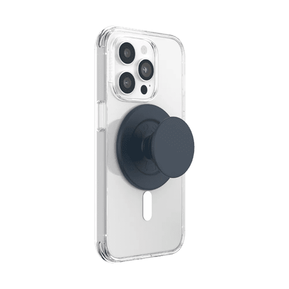 PopSockets Phone Grip for MagSafe, Magnetic Holder, Phone Stand, Navy Blue - Soft Touch Navy