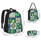 thumbnail image 2 of Easygdp Lemon and Leaves Mochila para Niños y Niñas con Set de Caja de Almuerzo y Estuche para Lápices 3 en 1, Mochila Escolar Estampada para Adolescentes, 2 of 7