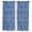 Blue, Cerulean, Ocean, Sky, variant on Black Geometric Kitchen Curtains 63 Inch Length, Checkered Modern Abstract Art Tiers Curtains for Living Room Berdoom Bathroom, Light Filtering Drapes Rod Pocket Window Treatment 2 Panels 42"Wx63"L