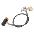 thumbnail image 2 of Soda Remote Hose CO2 Tank Cylinder Refilling Adapter with 24 Inches High Pressure Hose for Soda Can Connector W21.8 14 To TR21 4, 2 of 14