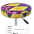 thumbnail image 4 of Vsdgher Mardi Gras4 Print Stool Covers Round,Stretch Round Stool Covers Washable Stool Cushion Slipcover Elastic Chair Covers for 12-14 Inch Chair, 4 of 7