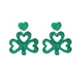 thumbnail image 2 of Fiudx Ofertas relámpago del día Pendientes del San Patricio Pendientes vintage Pendientes personalizados Mujer, 2 of 7