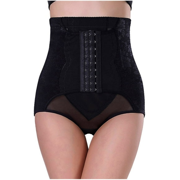 Womens Abdomen Pants Three-Breasted Reinforced Body Shaping Pants Waist Stomach Buttocks Corset Panties Shapewear