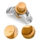 thumbnail image 5 of Inteprter Tapón de acero inoxidable para vino y champán, tapón sellador para botellas, restaurante, Hotel, cocina, tapas herméticas selladas, Barra de herramientas Oro Inteprter HA008955-02, 5 of 6