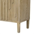 thumbnail image 6 of Euroco 59.8" Sideboard Buffet Cabinet,Wood Farmhouse Kitchen Cabinet TV Stand with Storage for Living Room,Hallway,Dining Room,Natutal, 6 of 8