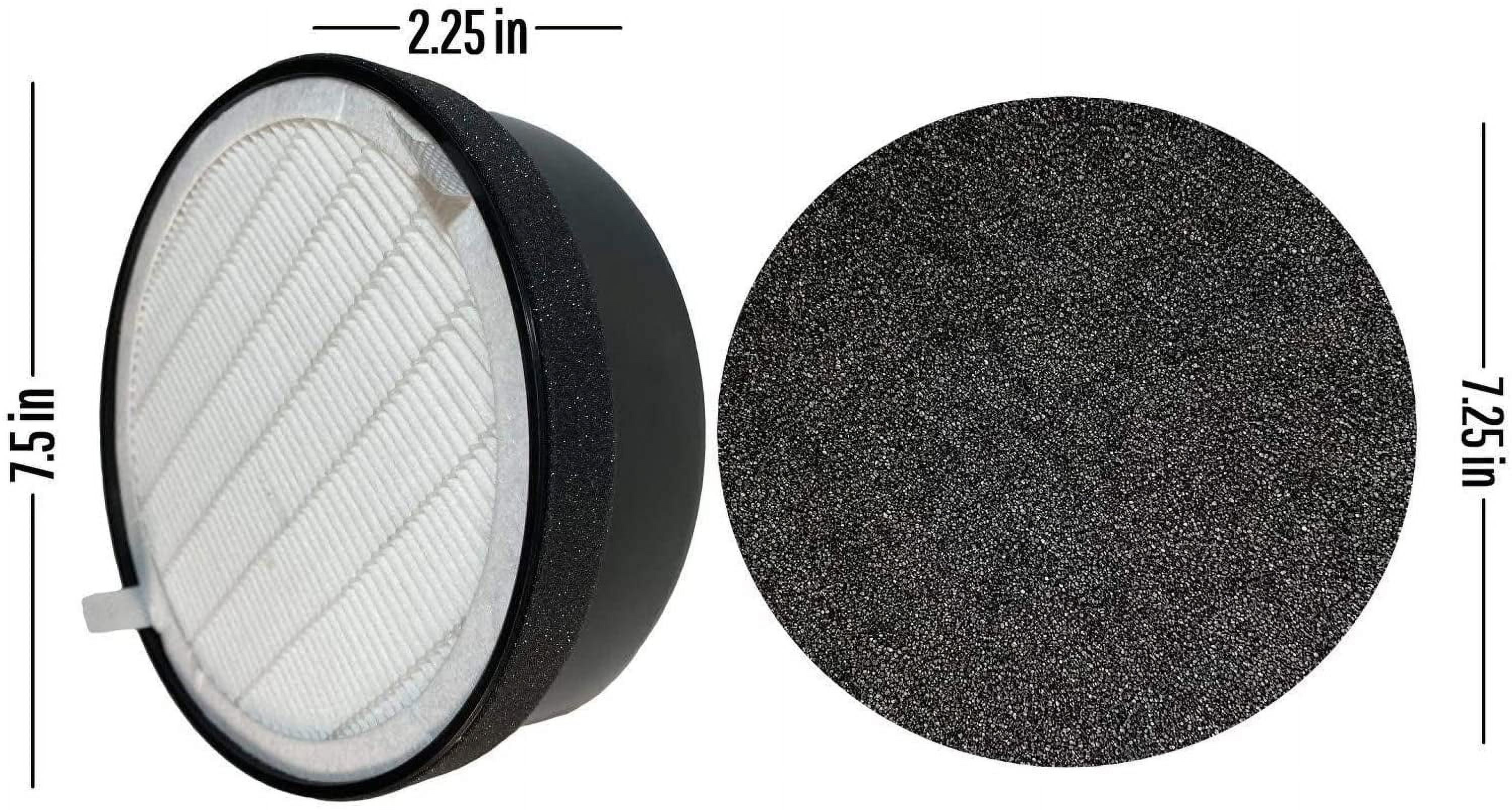LV-H132 Replacement Filter for LEVOIT Air Purifier Replacement Filter LV-H132-RF, 3-in-1 H13 True HEPA Filter Replacement 2 Pack