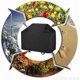 thumbnail image 2 of Barbecue Cover Barbecue Cover 210D Oxford Cloth (145x61x117 cm) Black, 2 of 5
