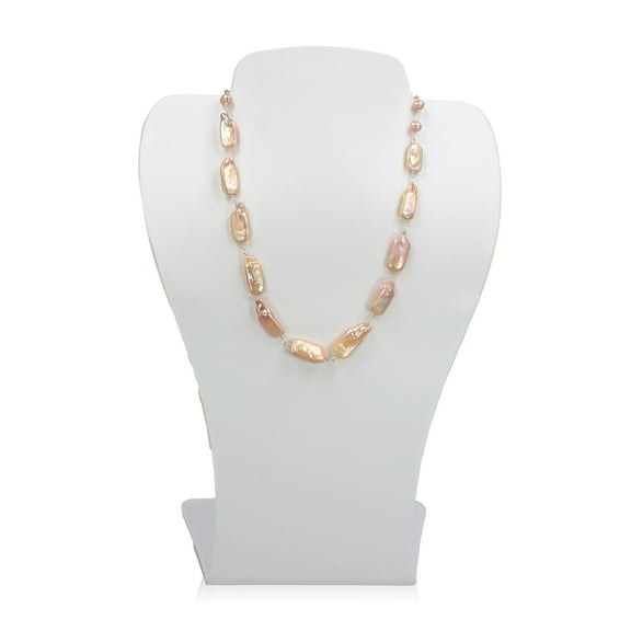 Pink Natural Freshwater Pearl Short Necklace